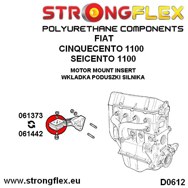 Motor mount inserts (timing gear side) SPORT - Image 3