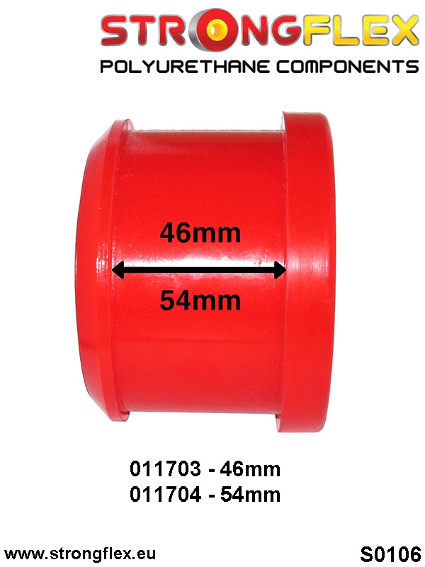 Front lower arm rear bush 54mm SPORT - Image 2
