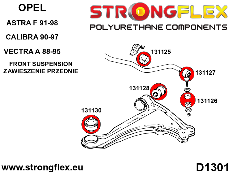 Front suspension and rear beam kit SPORT - Image 2