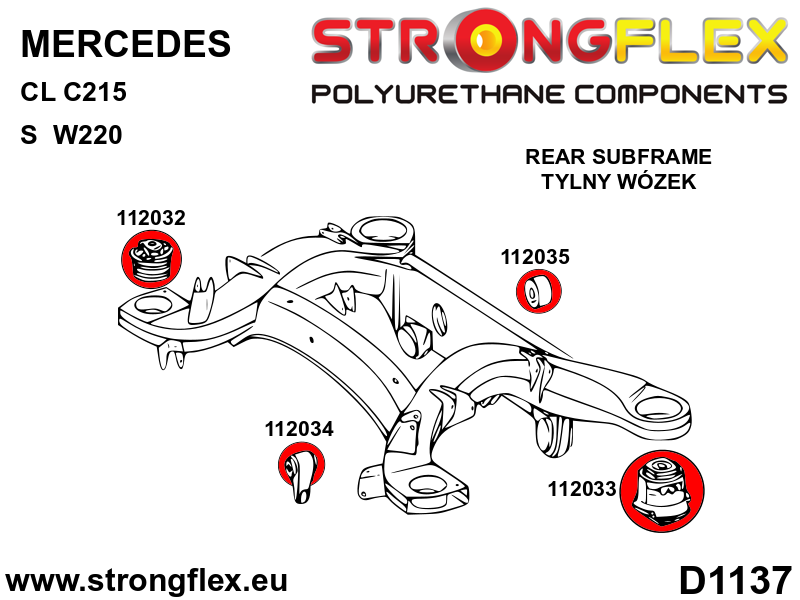 Rear differential – front bush SPORT - Image 2