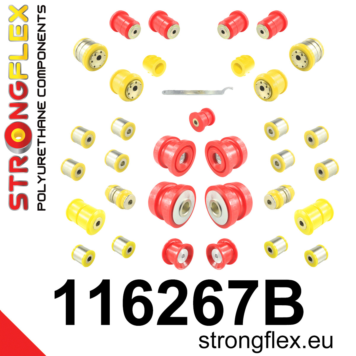 Full suspension polyurethane bush kit