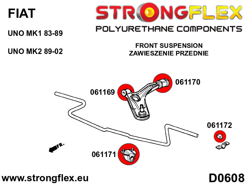 Front wishbone - front bush SPORT - Image 2