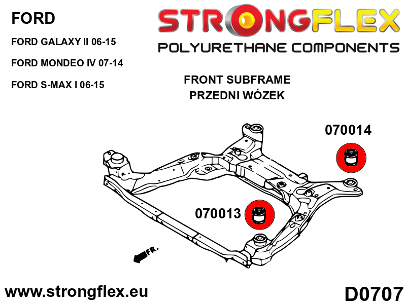 Front subframe – rear bush SPORT - Image 2
