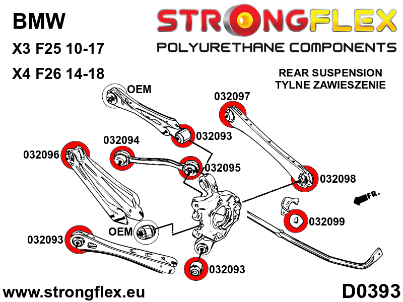 Rear anti roll bar bush SPORT - Image 2