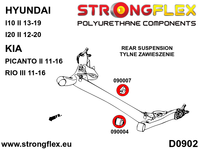 Rear anti roll bar bush in beam SPORT - Image 2