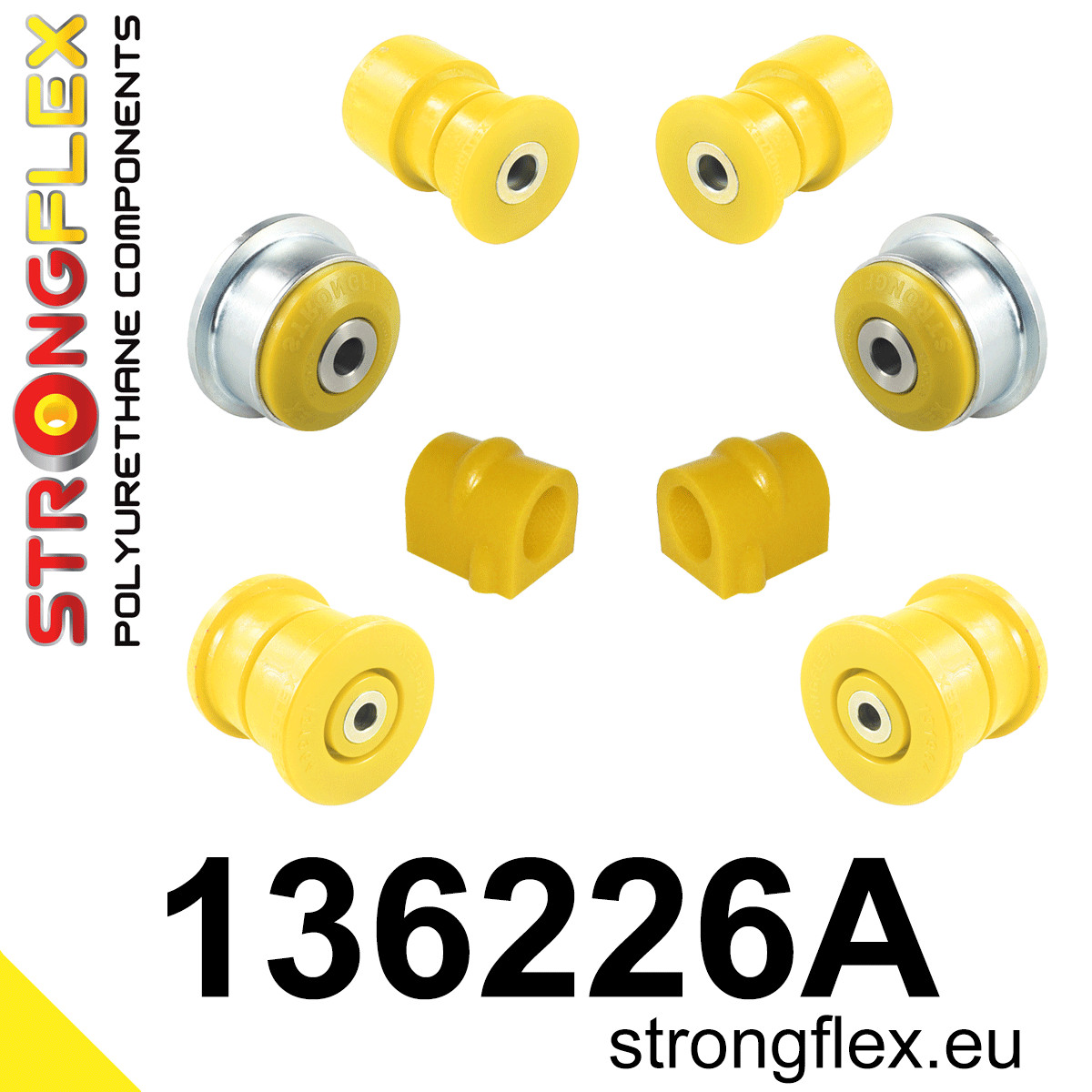 Front suspension and ream beam bush kit SPORT