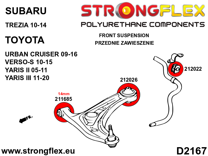 Front control arm – rear bush SPORT - Image 2