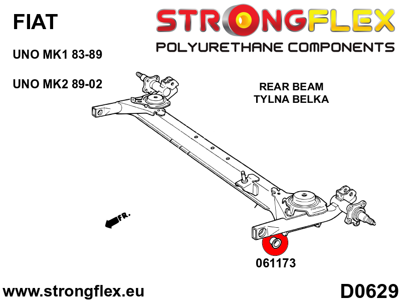 Rear beam bush SPORT - Image 2
