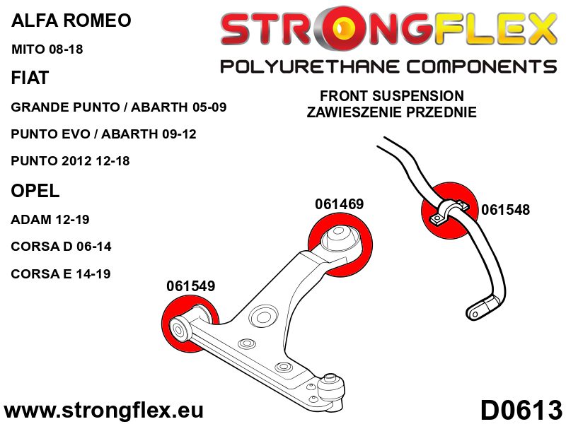 Front suspension and ream beam bush kit - Image 3