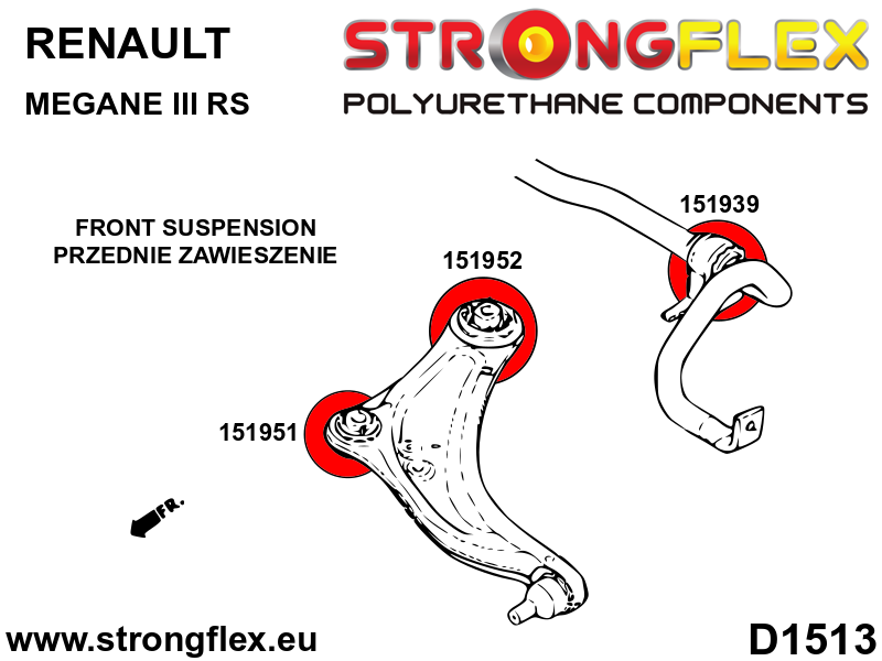 Front suspension bush kit - Image 2