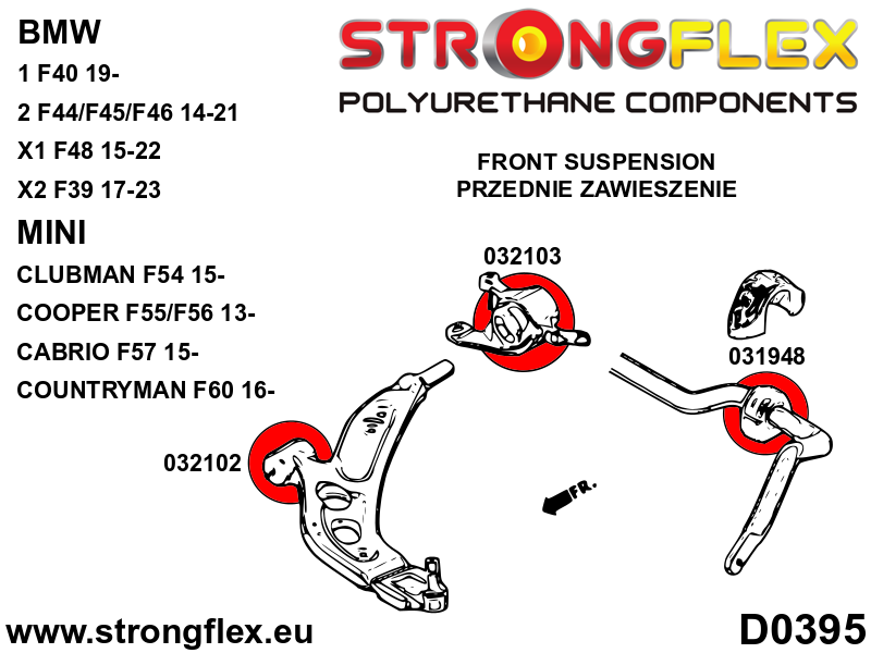 Front control arm – front bush SPORT - Image 2