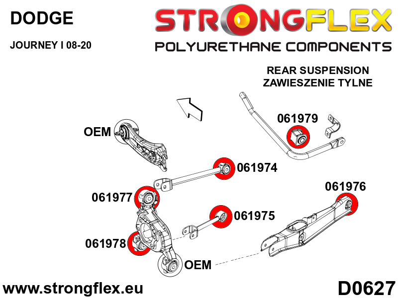 Rear anti roll bar bush SPORT - Image 3