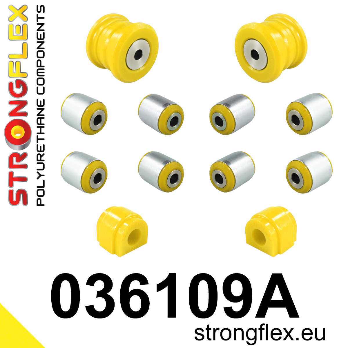 Rear suspension bush kit SPORT