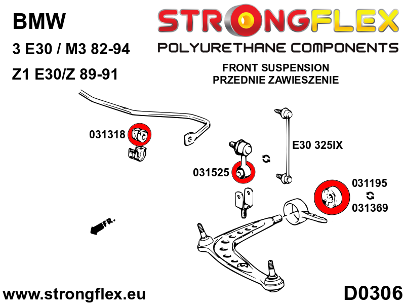 Front lower arm bush - centric 60mm SPORT - Image 4