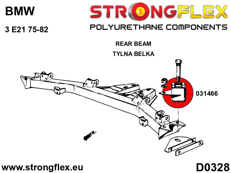 Rear beam mounting bush SPORT - Image 3