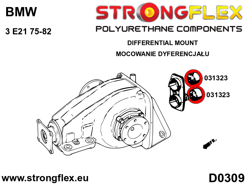 Rear diff mounting bush SPORT - Image 2