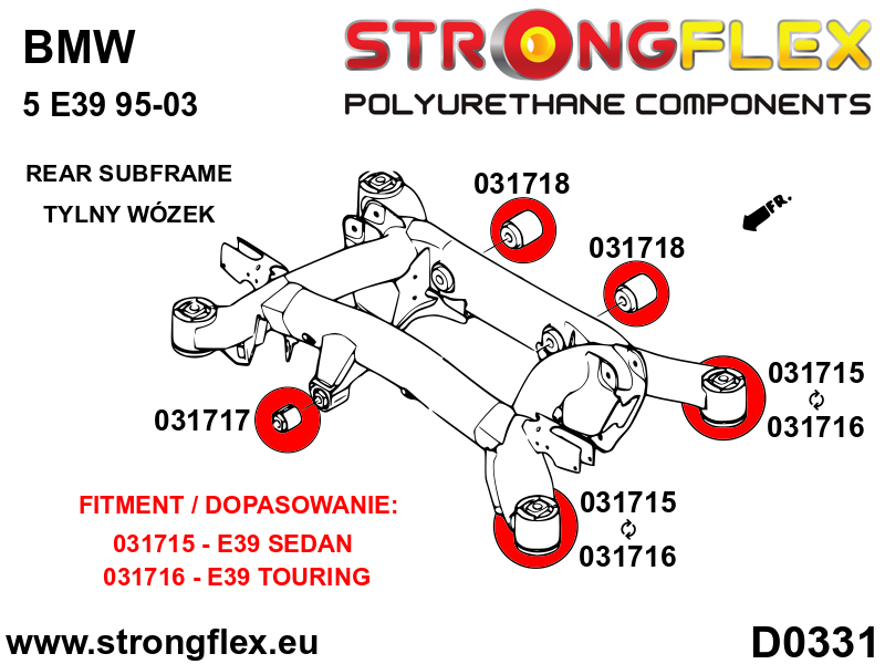 Full suspension bush kit E39 Touring - Image 11