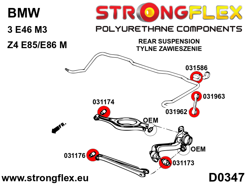 Rear anti roll bar bush SPORT - Image 4