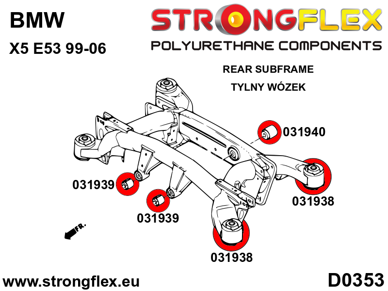 Full suspension polyurethane bush kit - Image 2