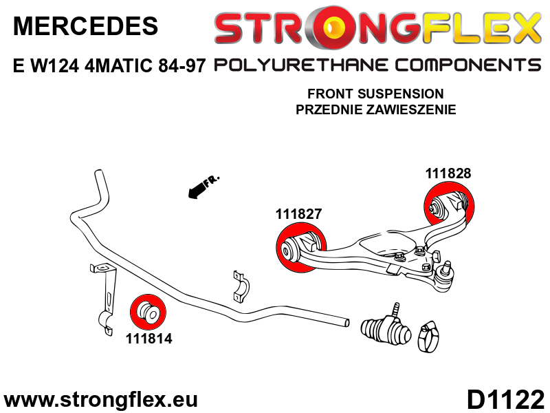 Front suspension bush kit - Image 2