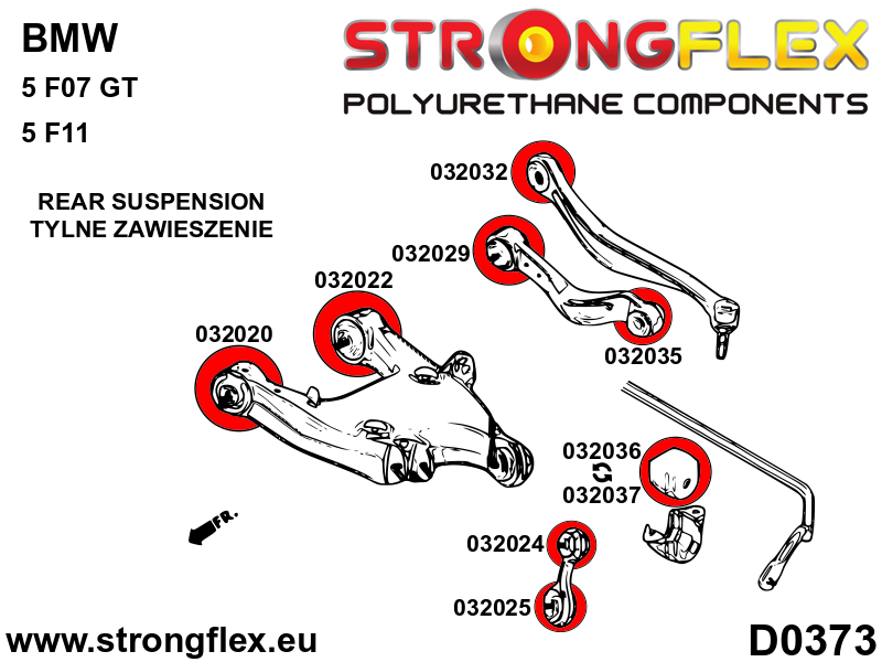 Rear rocker arm link – upper bush SPORT - Image 3