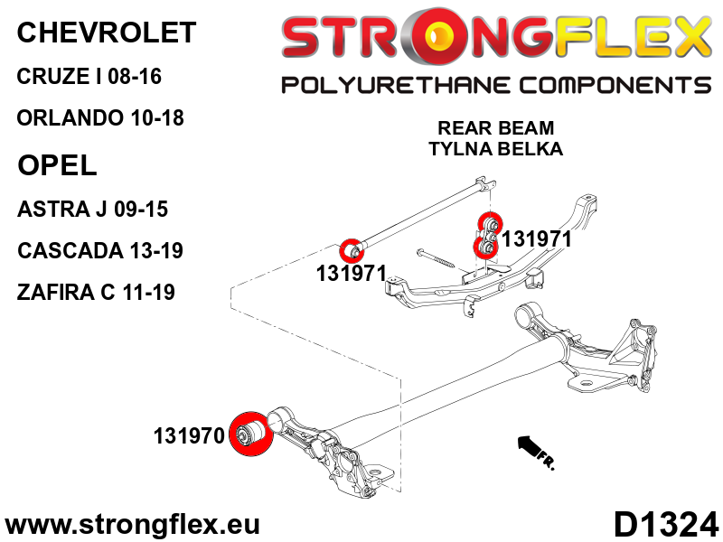 Rear beam bush SPORT - Image 2