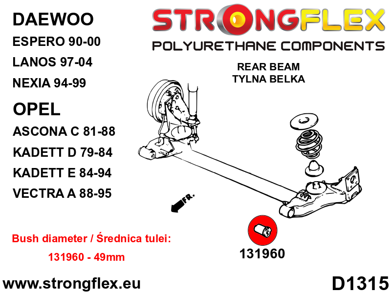 Front suspension and rear beam kit SPORT - Image 4