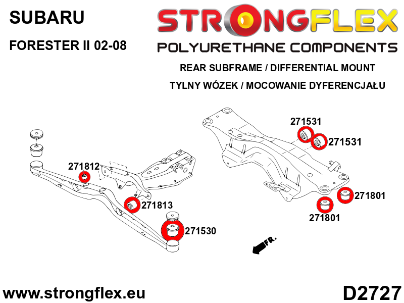 Rear crossmember bush SPORT - Image 4