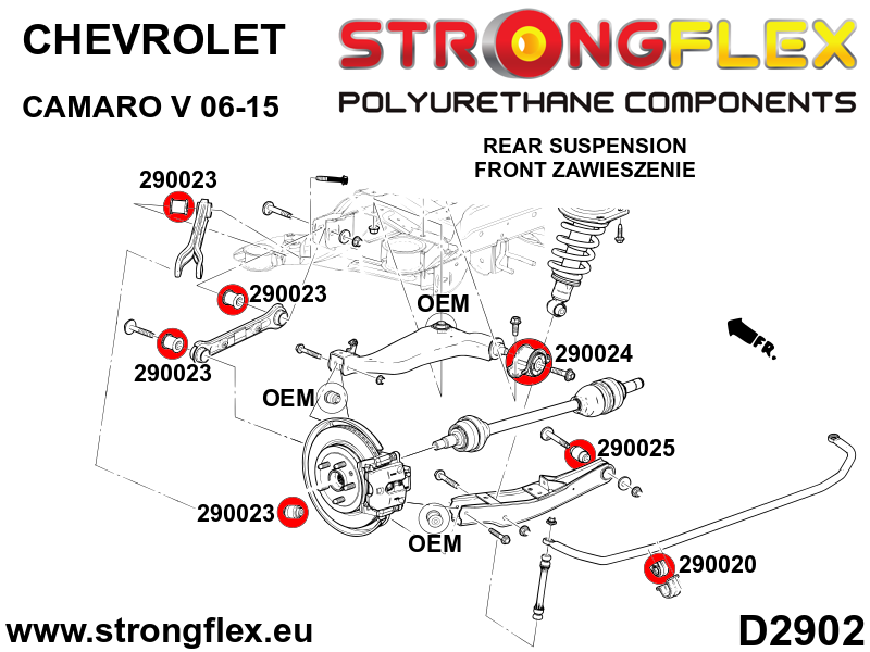 Rear lower arm - inner bushing SPORT - Image 2