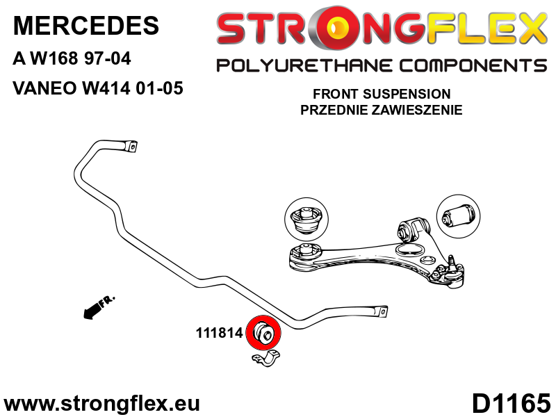 Front anti roll bar - inner bush SPORT - Image 7