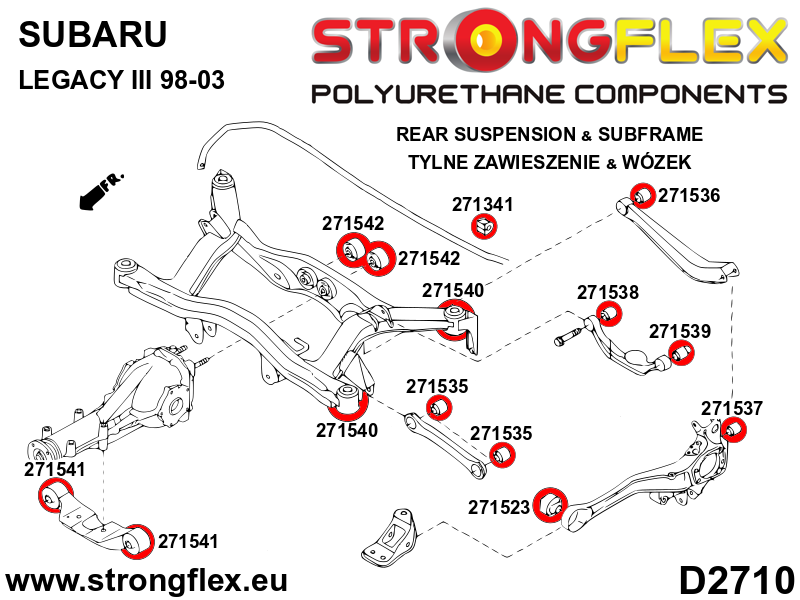 Front / rear anti roll bar bush SPORT - Image 3