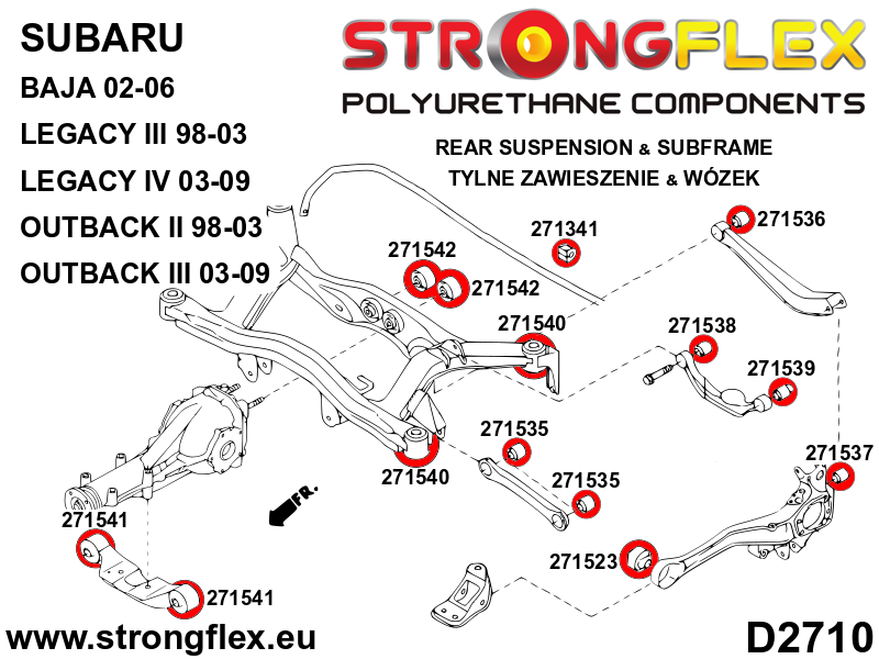 Full suspension bush kit SPORT - Image 2