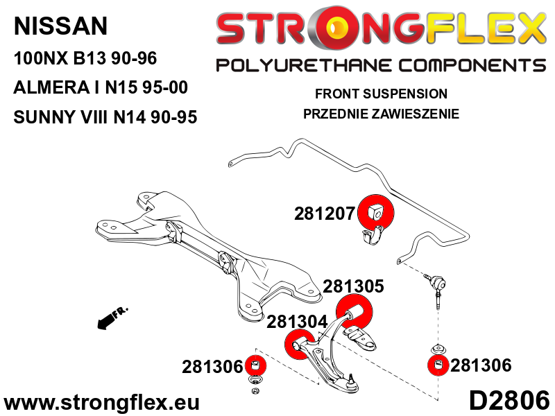 Anti roll bar link bush SPORT - Image 2