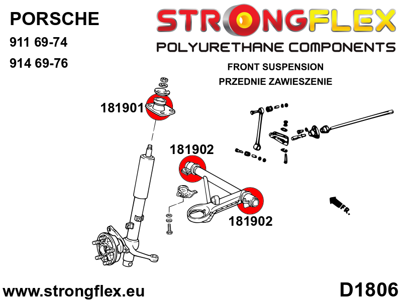 Front lower arm bush SPORT - Image 2