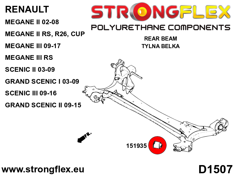 Rear beam bush - Image 2