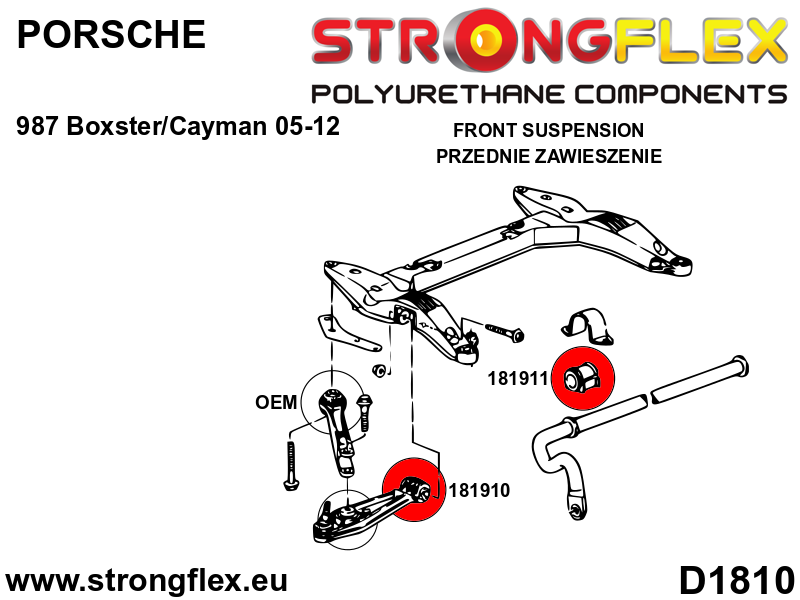 Front anti roll bar bush SPORT - Image 3