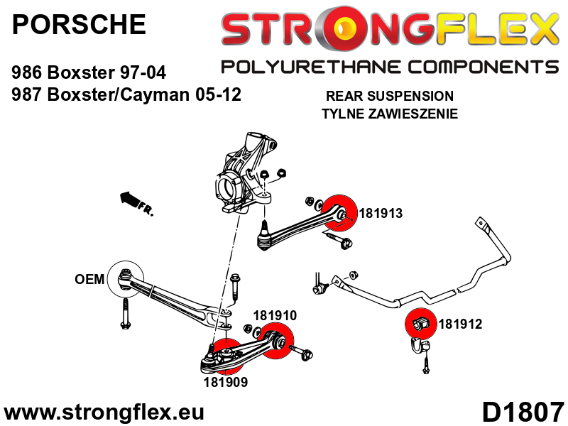 Rear track rod bush SPORT - Image 2