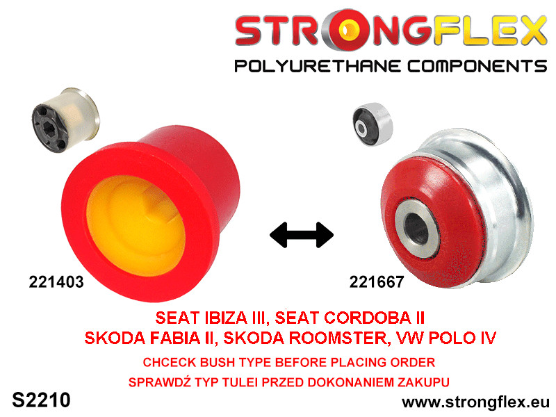 Front suspension and ream beam bush kit - Image 3