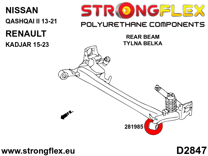 Rear beam bush SPORT - Image 2