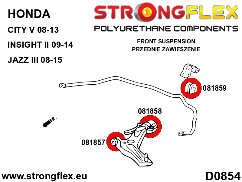 Front anti roll bar bush SPORT - Image 2