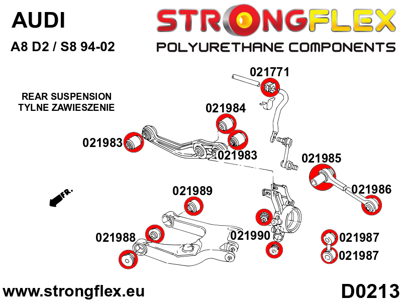Rear anti roll bar bush SPORT - Image 2