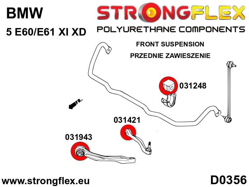 Front suspension bush kit - Image 3