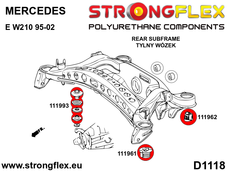 Rear subframe - front bush SPORT - Image 2