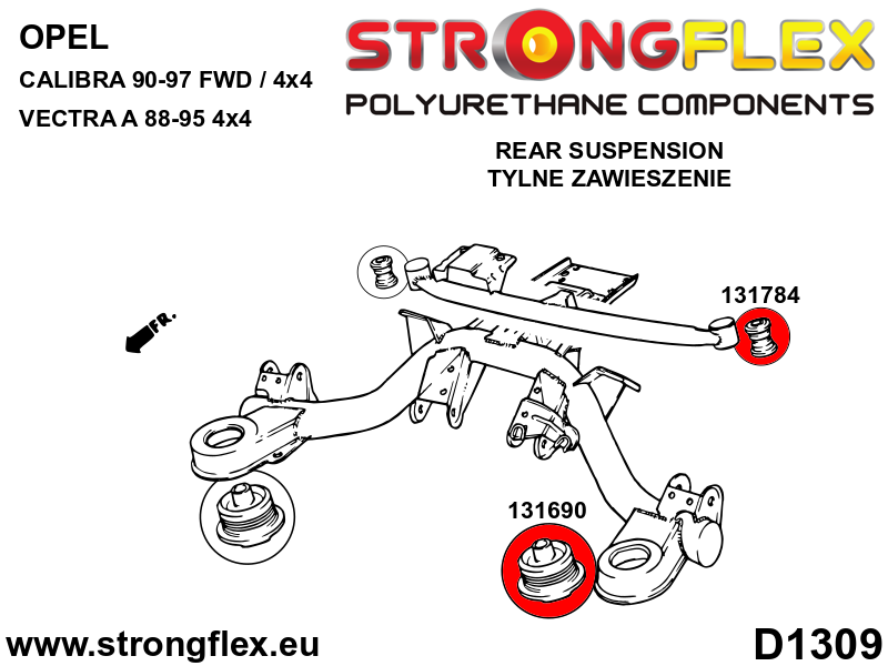 Rear carrier diff mount bush - Image 2