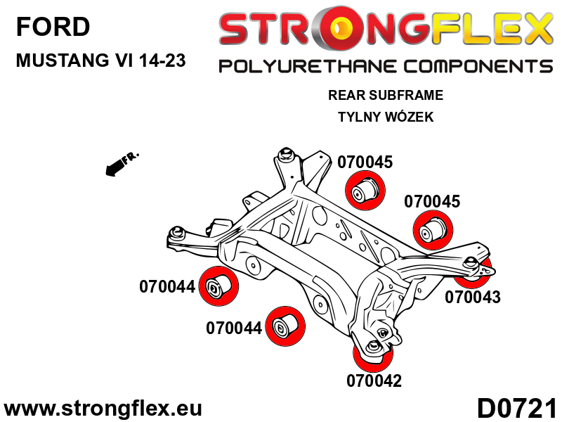 Rear subframe – rear bush SPORT - Image 2