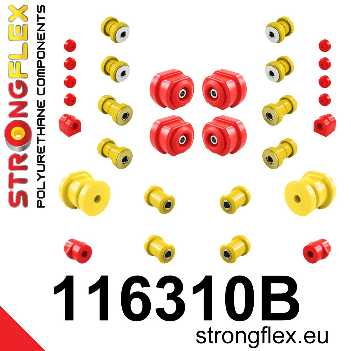 Full suspension polyurethane bush kit