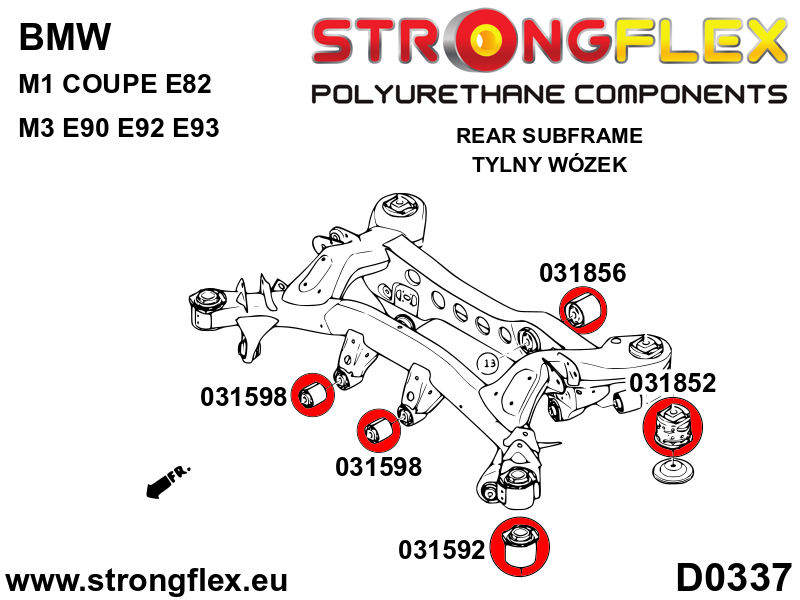 Rear subframe - rear bush SPORT - Image 2