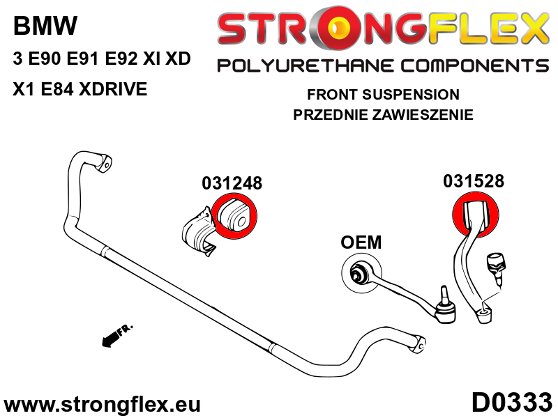 Front wishbone bush xi 4x4 SPORT - Image 2