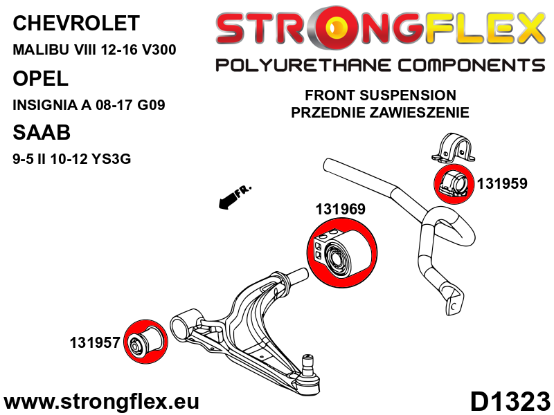 Full suspension polyurethane bush kit SPORT - Image 2