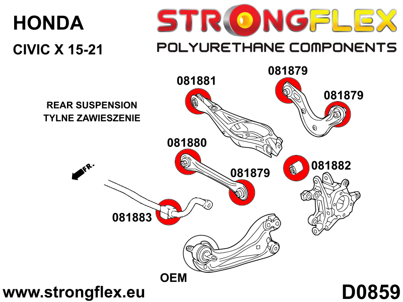 Rear suspension bush SPORT - Image 2